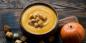 Sup Krim Labu Vegan dengan Seledri