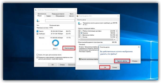 Cara membersihkan disk pada Windows: file-file sementara Hapus akumulasi oleh program sistem