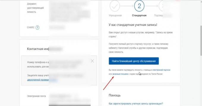 Cara mendaftar di "pelayanan publik" melalui "Surat dari Rusia"
