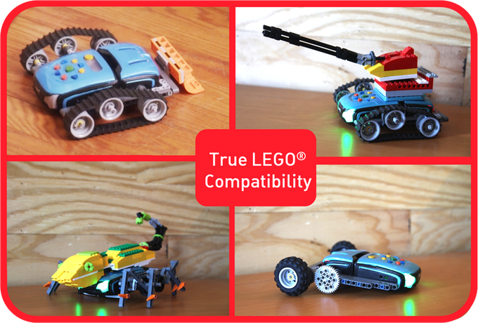 LEGO-kompatibel desainer robot diprogram