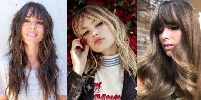 potongan rambut wanita trendi ini 2019: rambut panjang hippie