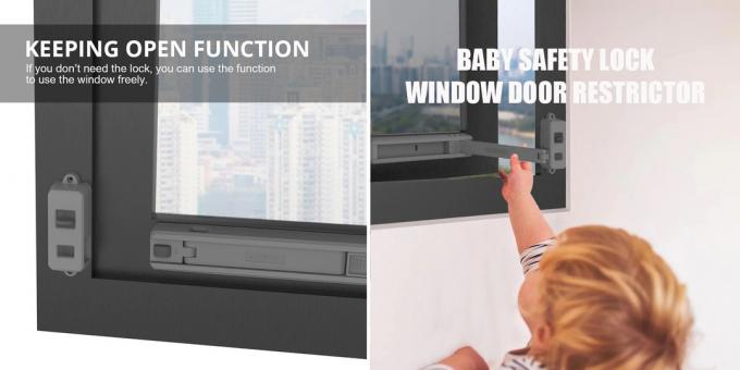 Cara menjaga keamanan anak-anak di rumah: kunci jendela