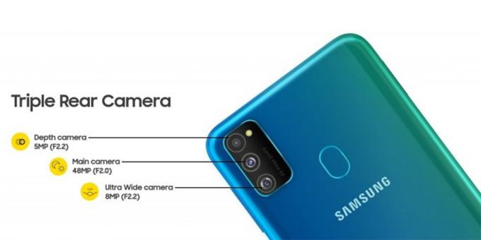 Kamera Samsung Galaxy M30s