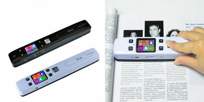 gadget yang tidak biasa: pemindai portabel iScan