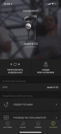 X3 Jaybird: aplikasi mobile