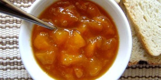 Jahe resep: Jam dengan jahe, persik dan plum