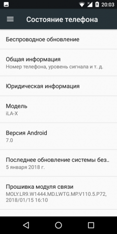 ila X: versi Android