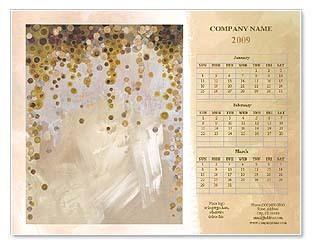 Koleksi template gratis untuk kalender dan brosur