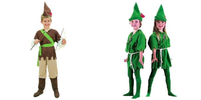 kostum Tahun Baru untuk anak-anak: Robin Hood