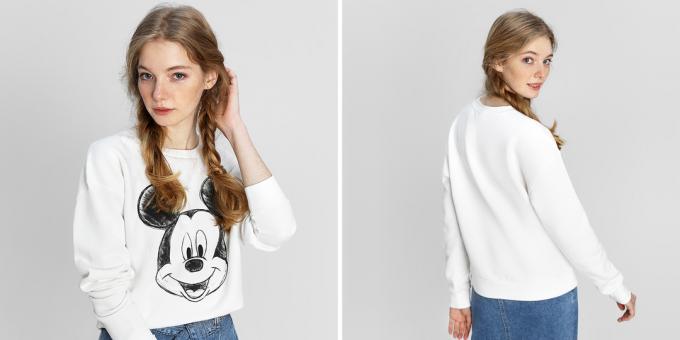 Sweatshirt dengan Mickey Mouse O'Stin