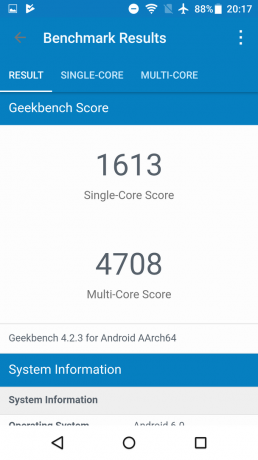 Tajam Z2: GeekBench