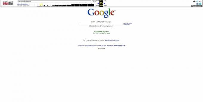 Arsip Web: salinan situs Google