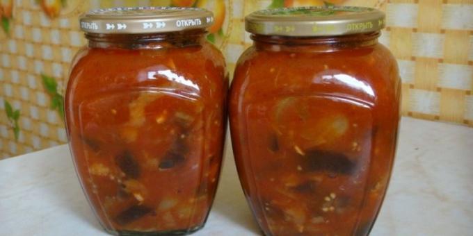 Lezat terong di musim dingin: Terong dalam tomat saus