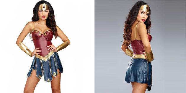 Wonder Woman kostum untuk Halloween