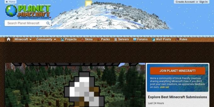 Dimana untuk men-download mods untuk Minecraft: Planet Minecraft