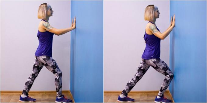 latihan fleksibilitas: Peregangan otot kaki