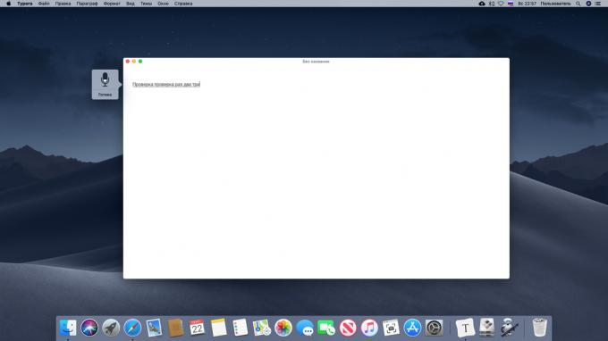 Mengatur teks input suara pada Mac