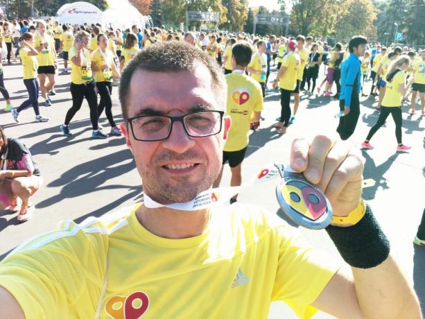 Alexander Khoroshilov di maraton Moskow