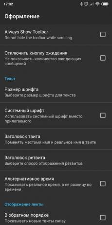 Aplikasi untuk akses ke akun Twitter pada Android: Plume