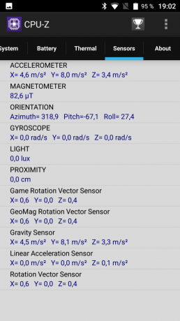 smartphone dilindungi Poptel P9000 Max: CPU-Z