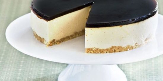 Cheesecake resep: Kopi dan cheesecake liqueur tanpa kue