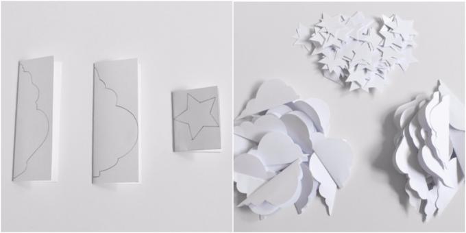 Natal karangan bunga yang terbuat dari kertas