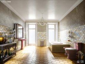 500 tahun desain kamar mandi dalam 6 ilustrasi