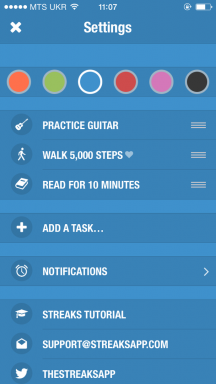 Gurat - baru iOS-aplikasi untuk pengenalan kebiasaan sehat
