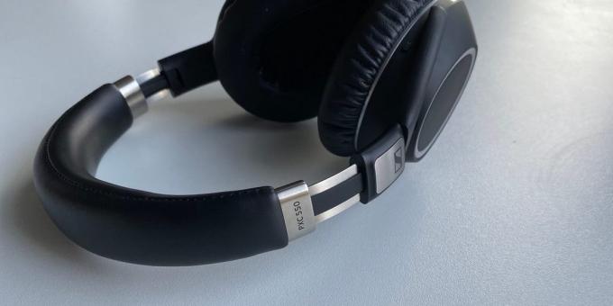 Sennheiser PXC 550: bahan tubuh