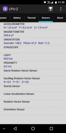 Leagoo S8: sensor