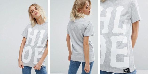 Wanita fashion t-shirt dari toko-toko Eropa: T-Shirt House of Holland X Lee Gray
