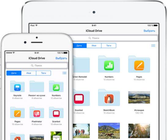 Luncurkan iCloud Drive dari layar awal di iOS 9
