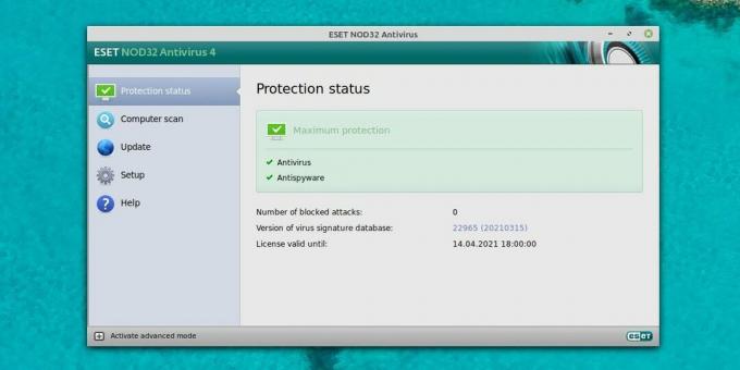 Antivirus untuk Linux: ESET NOD32 Antivirus untuk Desktop Linux