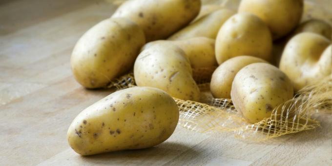 Makanan yang mengandung yodium: kentang