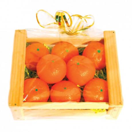 Hadiah untuk Tahun Baru: tangerine sabun