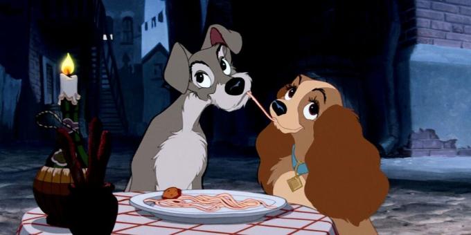 Movie Kisses: Lady and the Tramp
