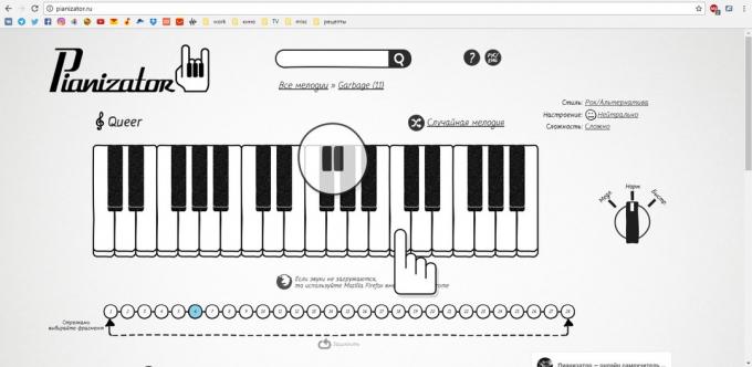 Cara belajar bermain piano: Pianizator