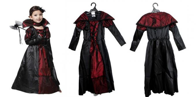 Kostum untuk Halloween: vampir putri