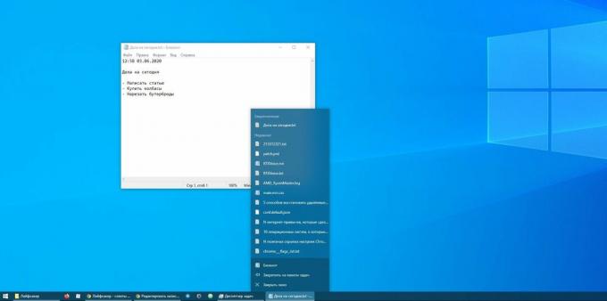 Windows Notepad: tidak ada batasan pada organisasi file