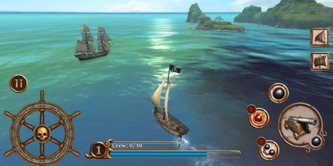 Permainan tentang bajak laut: Kapal dari Battle: Age of Pirates
