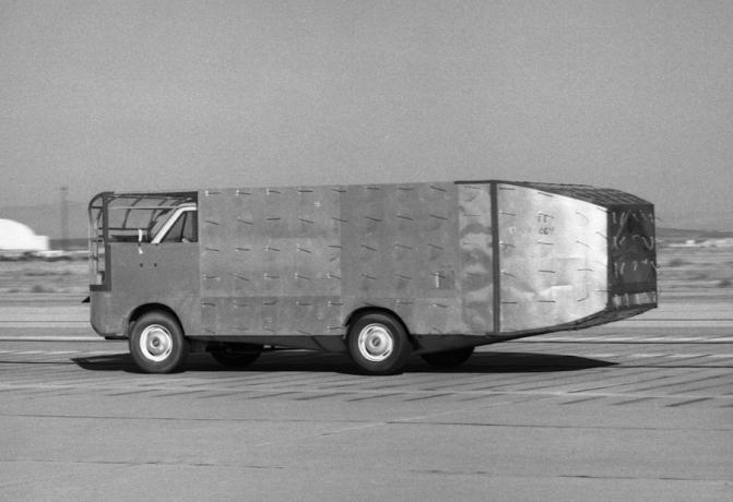 Keren mobil NASA: truk aerodinamis