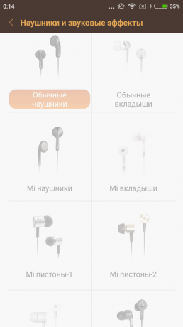 Xiaomi redmi 3s: pekerjaan dengan headphone