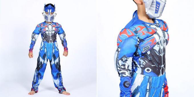 kostum Tahun Baru untuk anak-anak: Optimus Prime