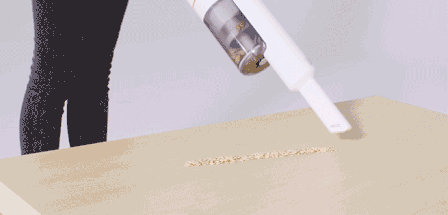 Bagaimana memilih vacuum cleaner: Handheld vacuum cleaner dapat menghapus pasir, tumpah sereal atau makanan lain