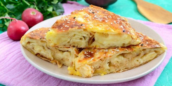 Burek dengan keju lavash