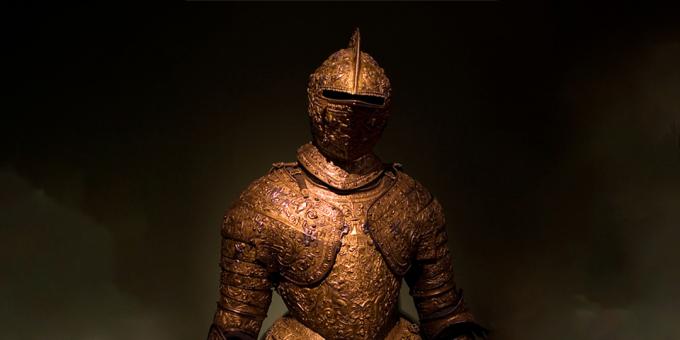 Ksatria Abad Pertengahan tidak mengenakan baju besi yang berat