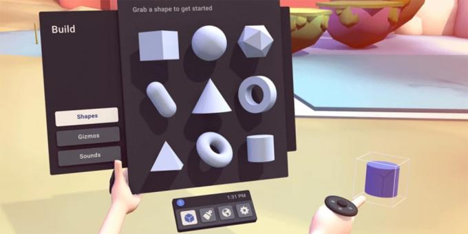 Buat item dalam game online untuk VR-gelas Facebook Horizon