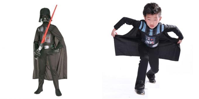kostum Tahun Baru untuk anak-anak: Darth Vader