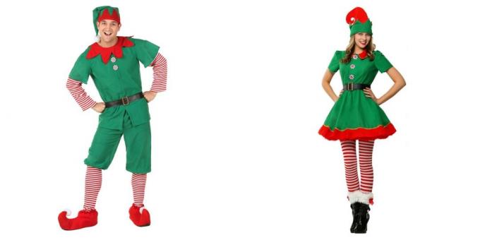 kostum Natal untuk orang dewasa: peri lucu