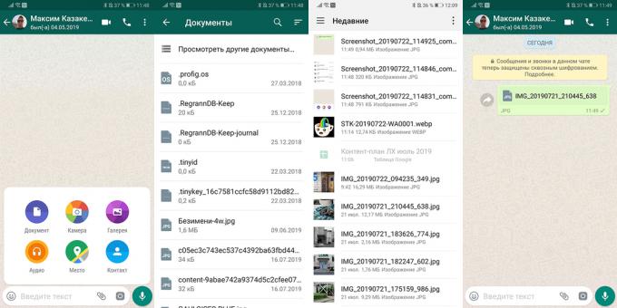 Cara mengirim foto dalam ukuran penuh di WhatsApp untuk Android